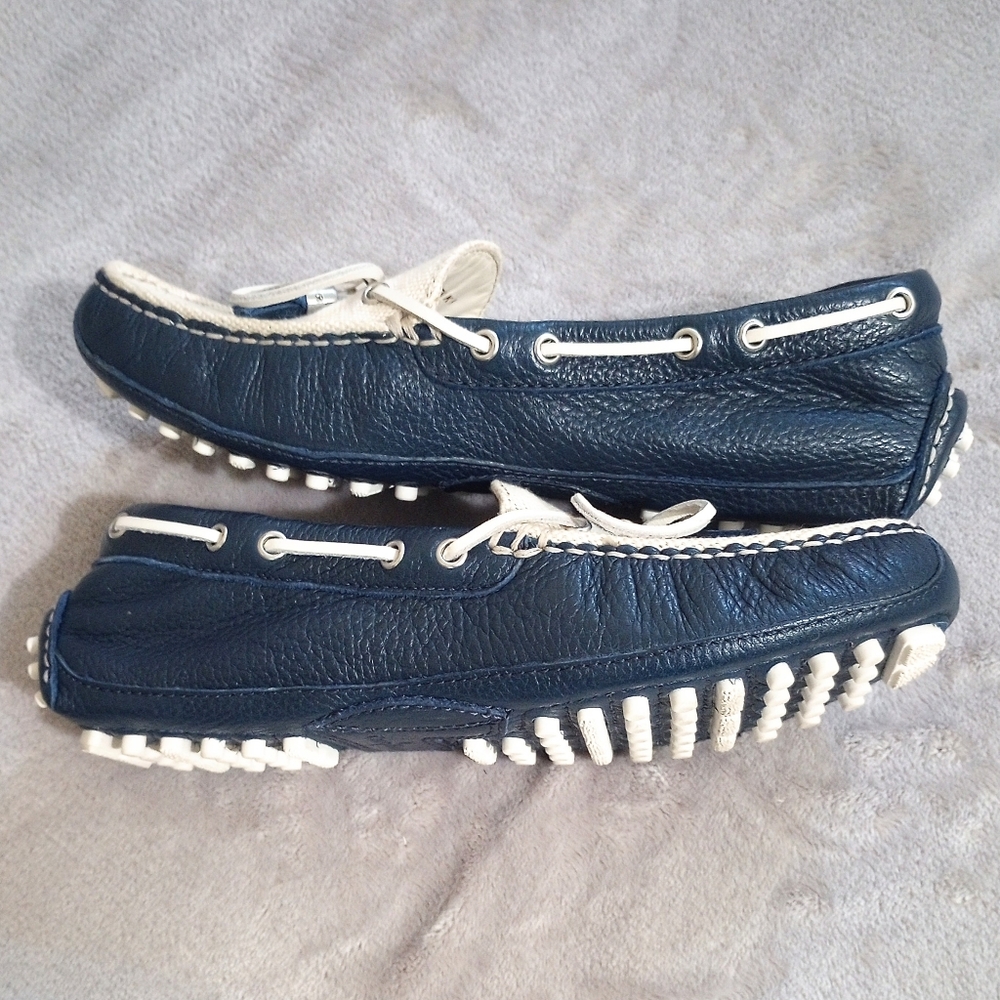 Cole Haan Spectator Leather Driving Mocs Loafers Shoes 5.5 - Picture 8 of 10